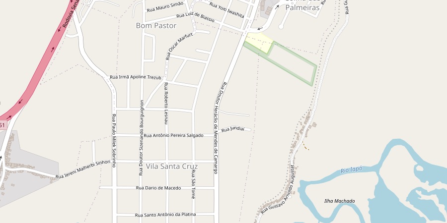 Mapa da localização da Castro Óleos Vegetais na Rua Heráclio Mendes de Camargo, Vila Santa Cruz, Castro — PR