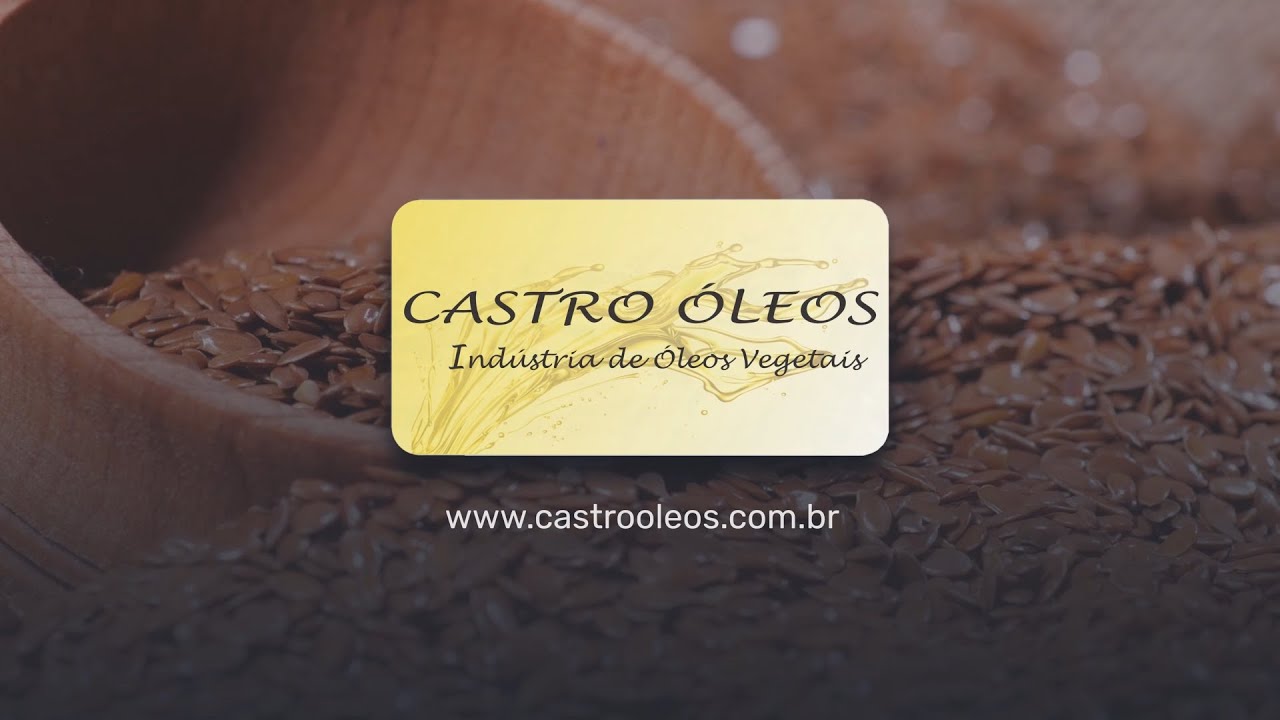 Vídeo da farinha de linhaça da Castro Óleos